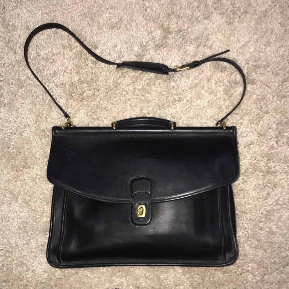 Coach Shoulder Brief Case